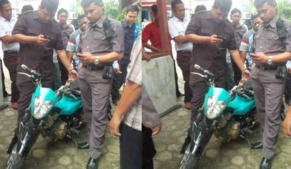 <b>Foto:</b> Barang Bukti Pencurian Sepeda Motor